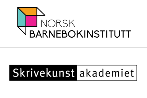 Logoar: Norsk barnebokinstitutt og Skrivekunstakademiet